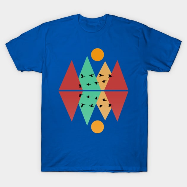 Moon Over Four Peaks #3 T-Shirt by RockettGraph1cs